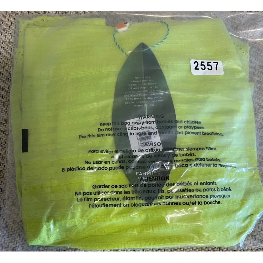 FARM Rio Neon Green Mini Skirt NWT SZ XL - Picture 11 of 15